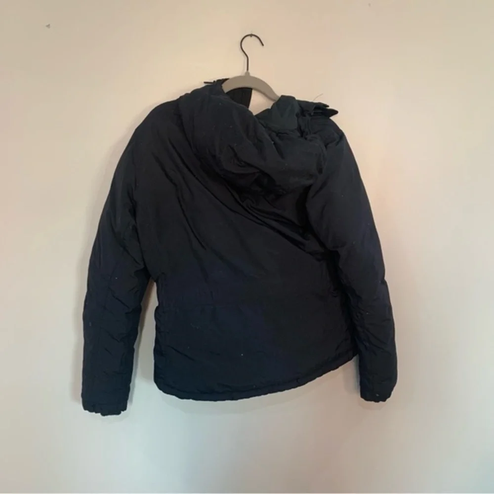 North Face Coat Hyvent Belt Puffer in Black